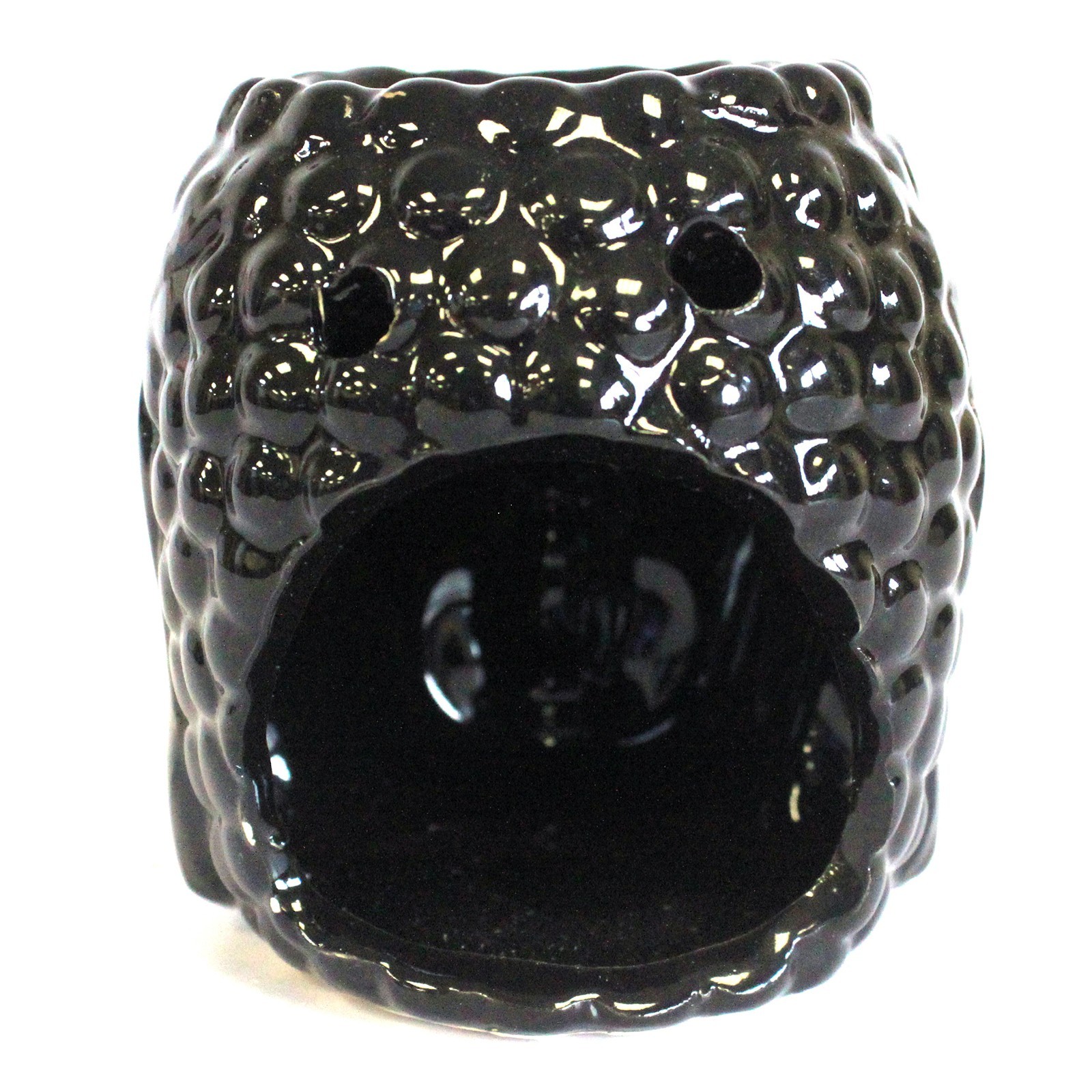 Arzător cu ulei Buddha - negru 4 Arzător cu ulei Buddha - negru - imagine 2