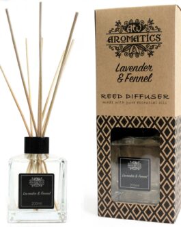 Difuzor de stuf cu ulei esențial de lavandă și fenicul, 200 ml