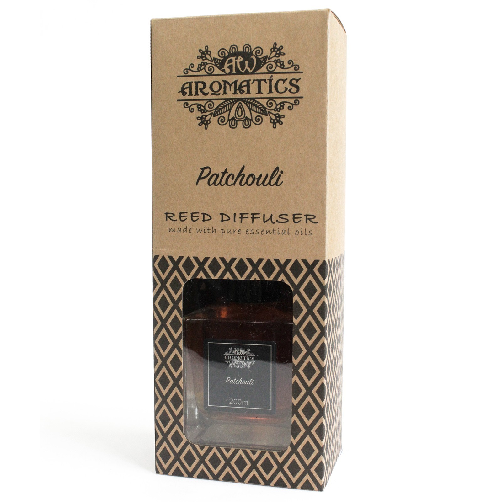 Difuzor de stuf cu ulei esențial de patchouli 200 ml 5 Difuzor de stuf cu ulei esențial de patchouli 200 ml - imagine 3