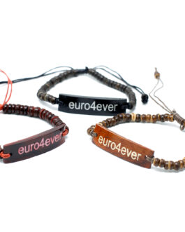 Brățări din Cocos cu Slogan – Euro4Ever
