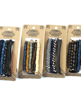 Set de brățări bărbătești – Moody & Blue (assortate)