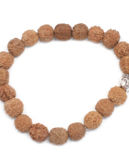 Brățară Rudraksha Buddha Bangle Mala – Natural