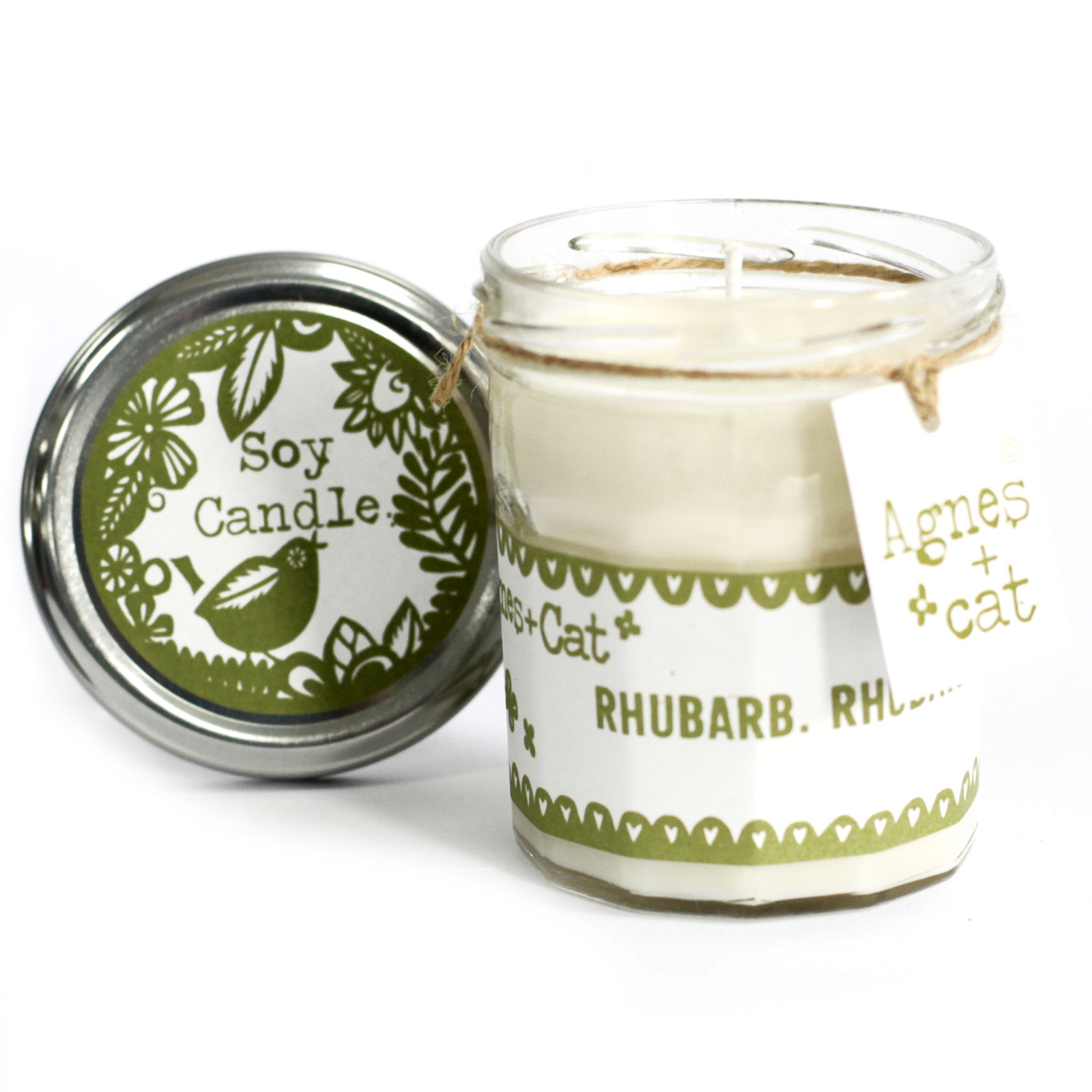 Lumânări în Borcan - Rubarbă 2 185673