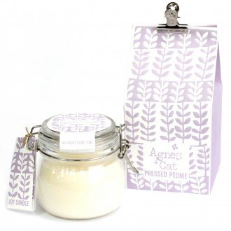 Lumânare Kilner Borcan - Bujor presat 3 Lumânare Kilner Borcan - Bujor presat