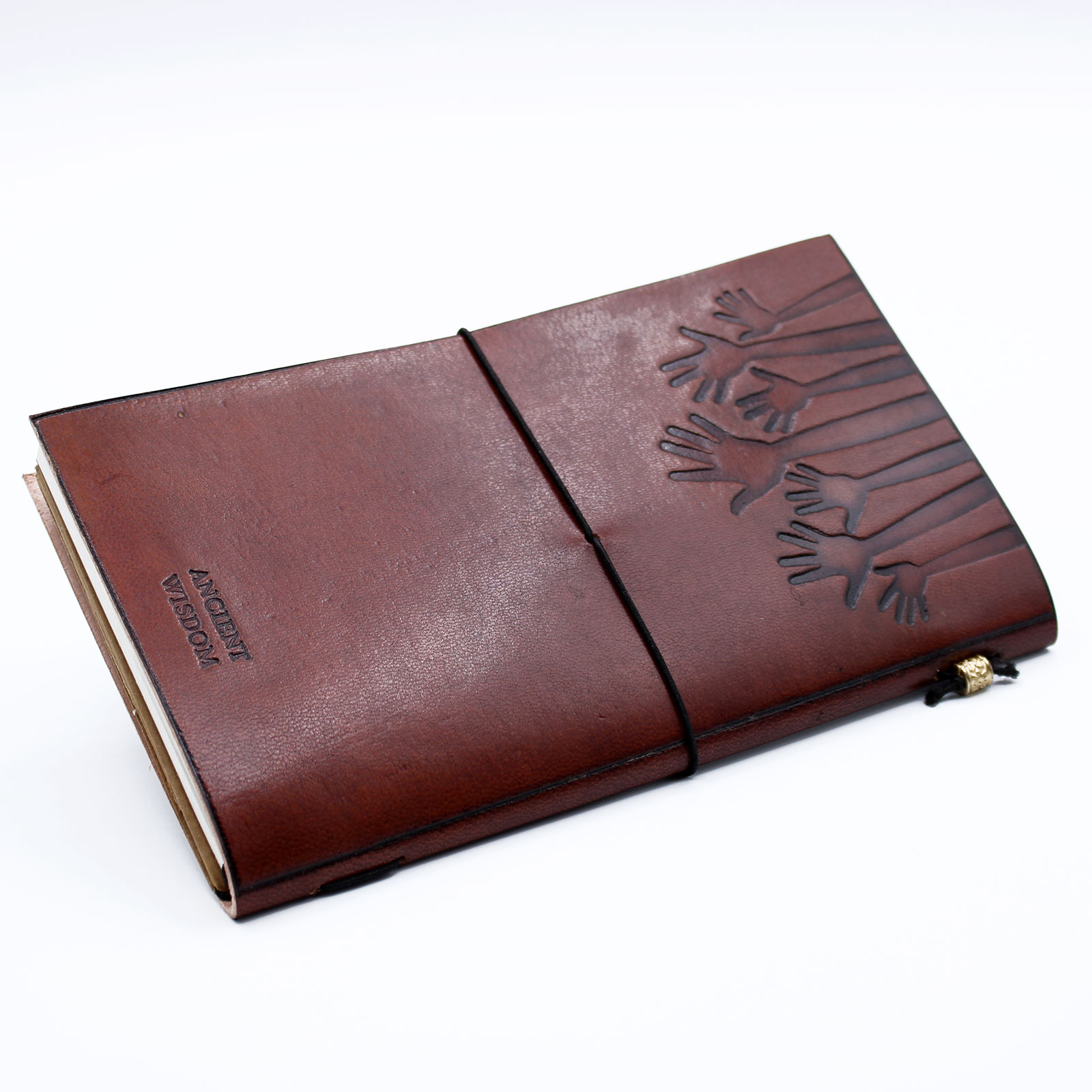Jurnal din piele lucrat manual - Prieteni adevărați - Maro (80 de pagini) 4 Jurnal din piele lucrat manual - Prieteni adevărați - Maro (80 de pagini) - imagine 2
