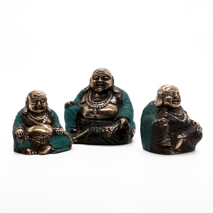 Set de 3 - Buddha Fericiți - Diferite Dimensiuni 1 Set de 3 - Buddha Fericiți - Diferite Dimensiuni