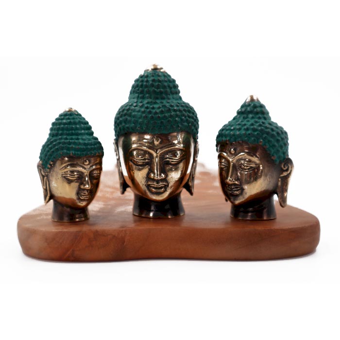 Set de 3 - Capete de Buddha - Diferite Dimensiuni 3 Set de 3 - Capete de Buddha - Diferite Dimensiuni