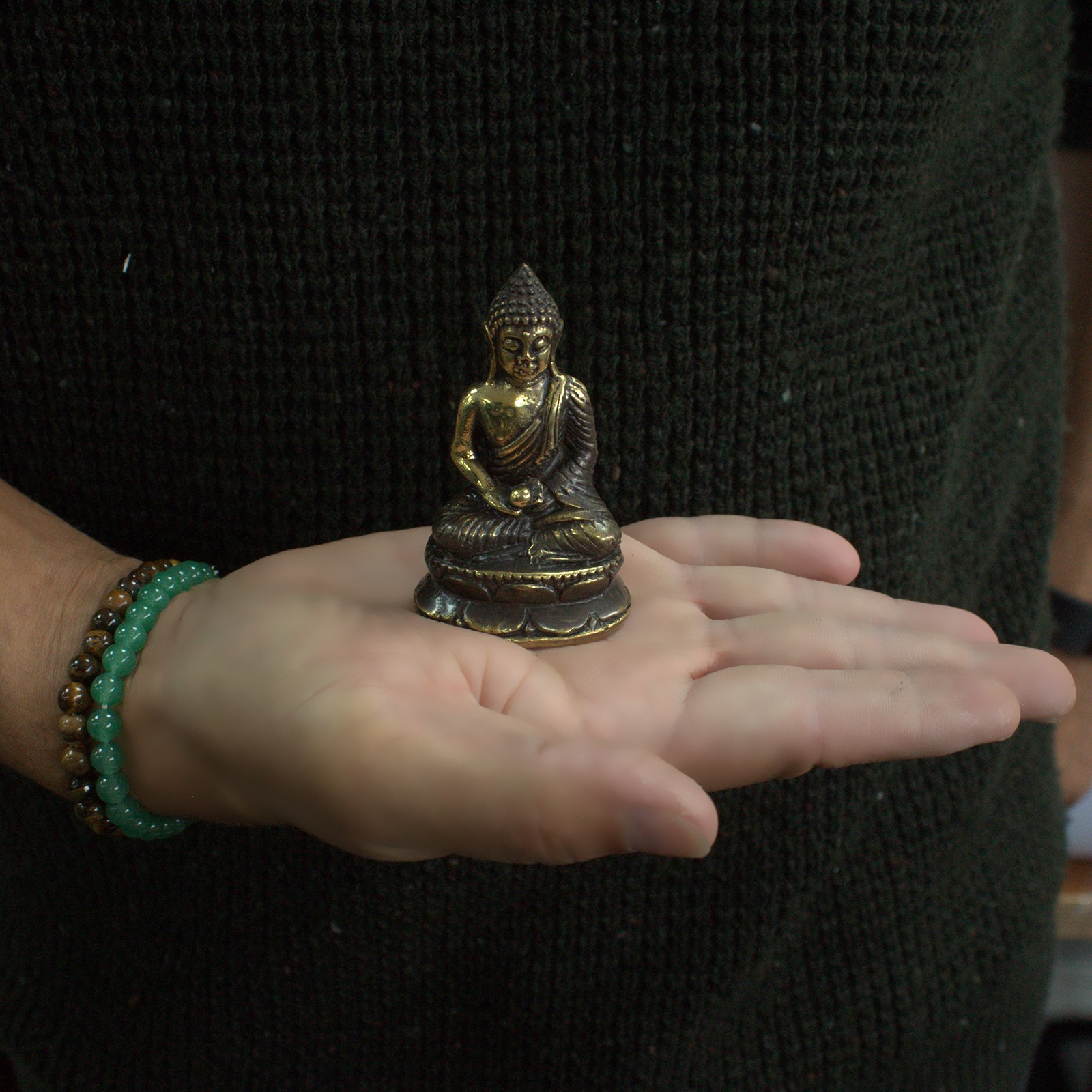 Mini Buddha Așezat - Meditație 5 Mini Buddha Așezat - Meditație - imagine 3
