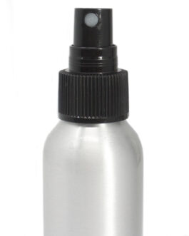 Sticlă de aluminiu de 100 ml cu pulverizator negru