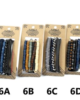 Set de brățări bărbătești – Moody & Blue (assortate)