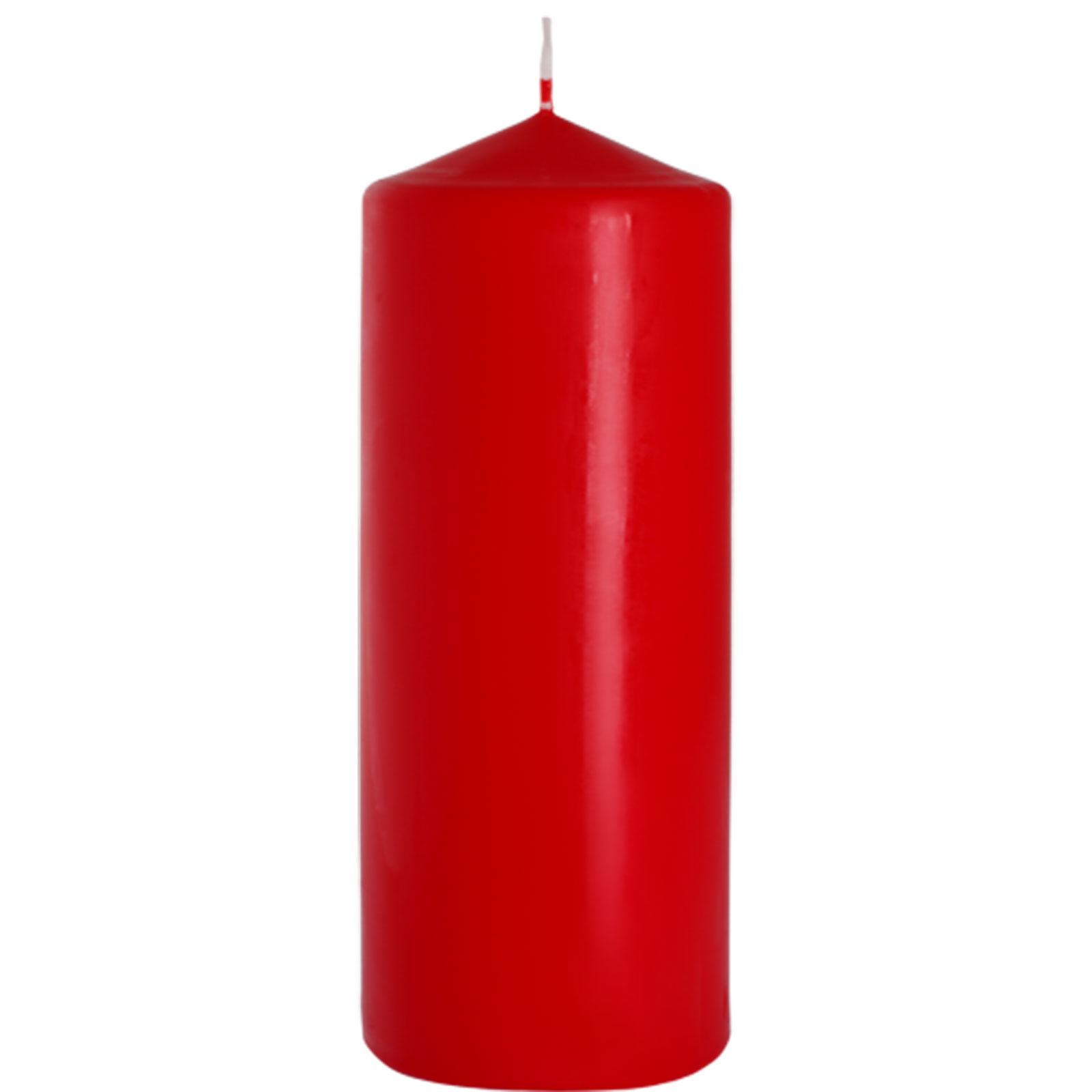 Lumanare cu un singur pilon 80x200mm - Rosie 4 Lumanare cu un singur pilon 80x200mm - Rosie - imagine 2