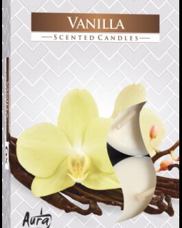 Set de Lumânări Tip Pastilă – Vanilie 6buc