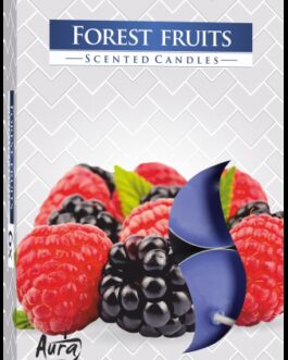Set de Lumânări Tip Pastilă – Fructe de Pădure 6buc
