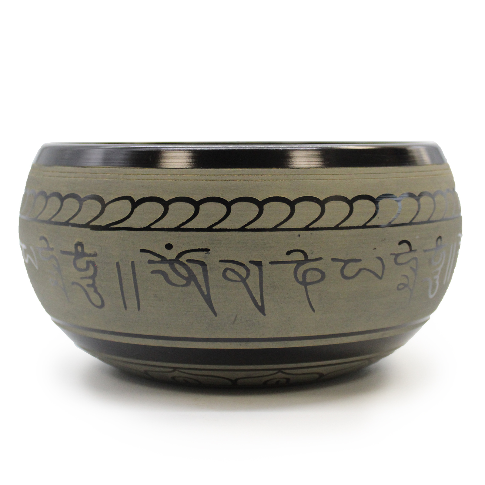 Vas Cântător din Aluminiu cu Extra Sunet - Cinci Buddha 3 Vas Cântător din Aluminiu cu Extra Sunet - Cinci Buddha