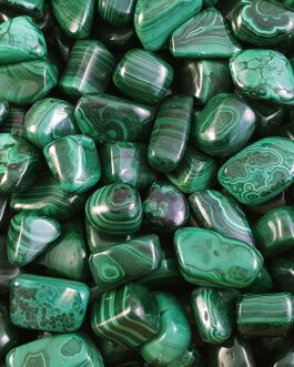 Malachit Clasa SA – Piatră Netedă – mystone – cristale naturale – 24 bucăți