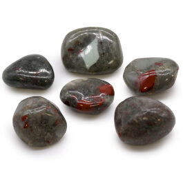 Bloodstone – Sephtonite – Pungă cu 6 Pietre Africane Mari