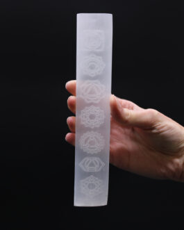 Platou Plat din Selenit 20 cm – Chakra