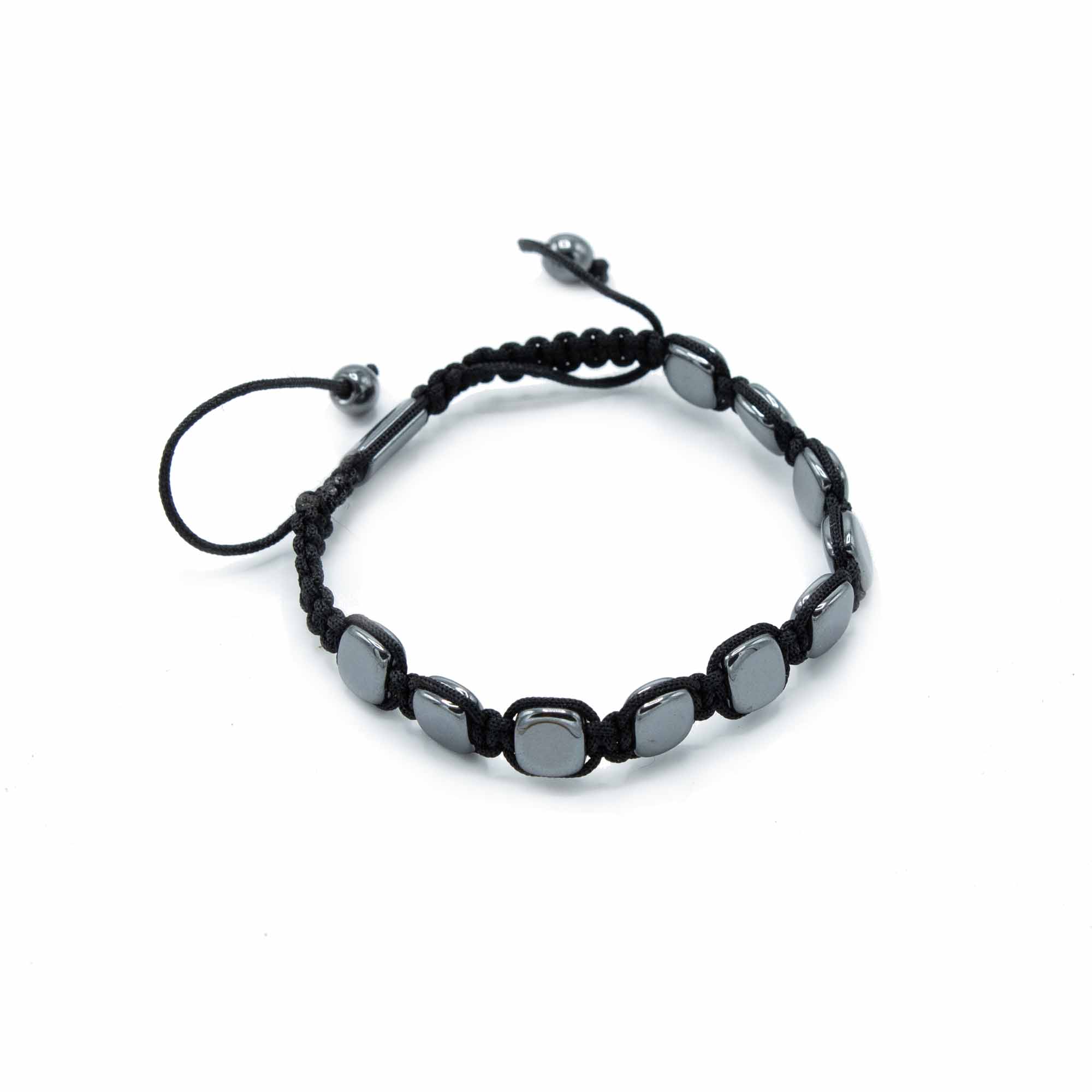 Brățară Shamballa din Hematit Magnetic - Colțuri Rotunjite 4 Brățară Shamballa din Hematit Magnetic - Colțuri Rotunjite - imagine 2