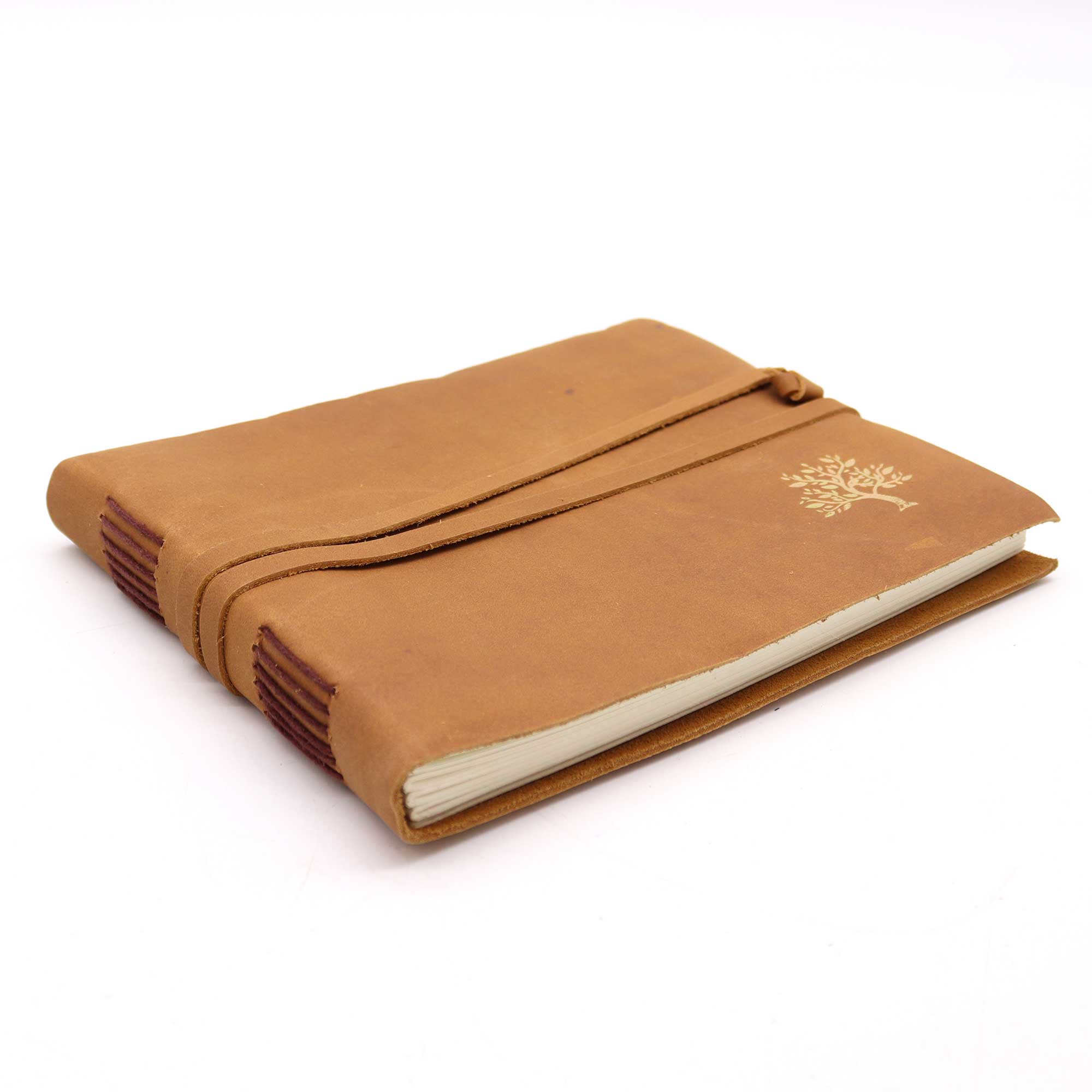 Caiet de schițe din piele Arborele de Aur - 144 pagini - 18x23cm 5 Caiet de schițe din piele Arborele de Aur - 144 pagini - 18x23cm - imagine 3