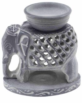 Aroma Lampă din Steatit 10.5cm – Elefant
