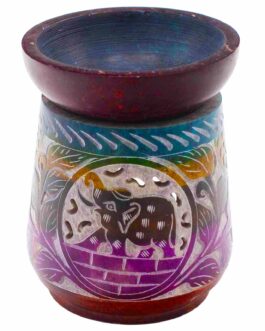Aroma Lampă din Steatit 13x10cm – Elefant – 5 Culori