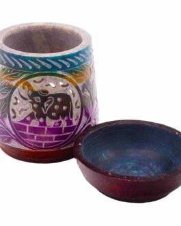 Aroma Lampă din Steatit 13x10cm – Elefant – 5 Culori