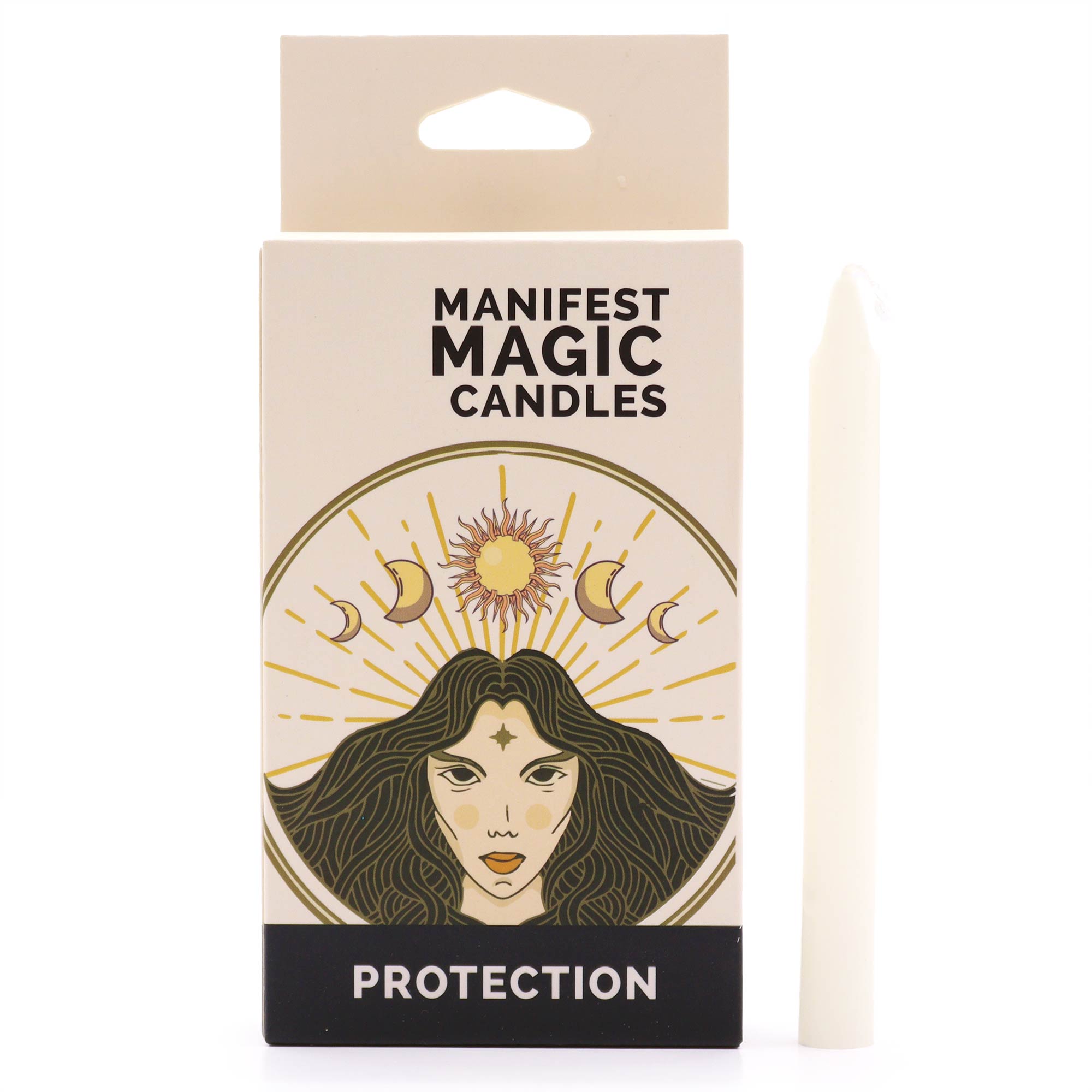 Lumanari Magice Manifest (pachet de 12) - Ivory - Protectie 4 Lumanari Magice Manifest (pachet de 12) - Ivory - Protectie - imagine 2
