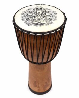 Tobă Djembe cu vârf lat realizat manual – 50 cm