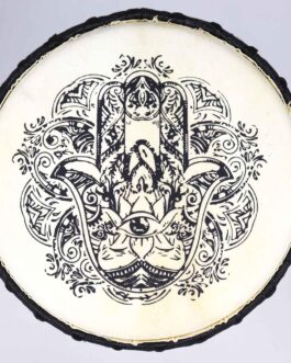 Tobă Djembe cu vârf lat realizat manual – 50 cm