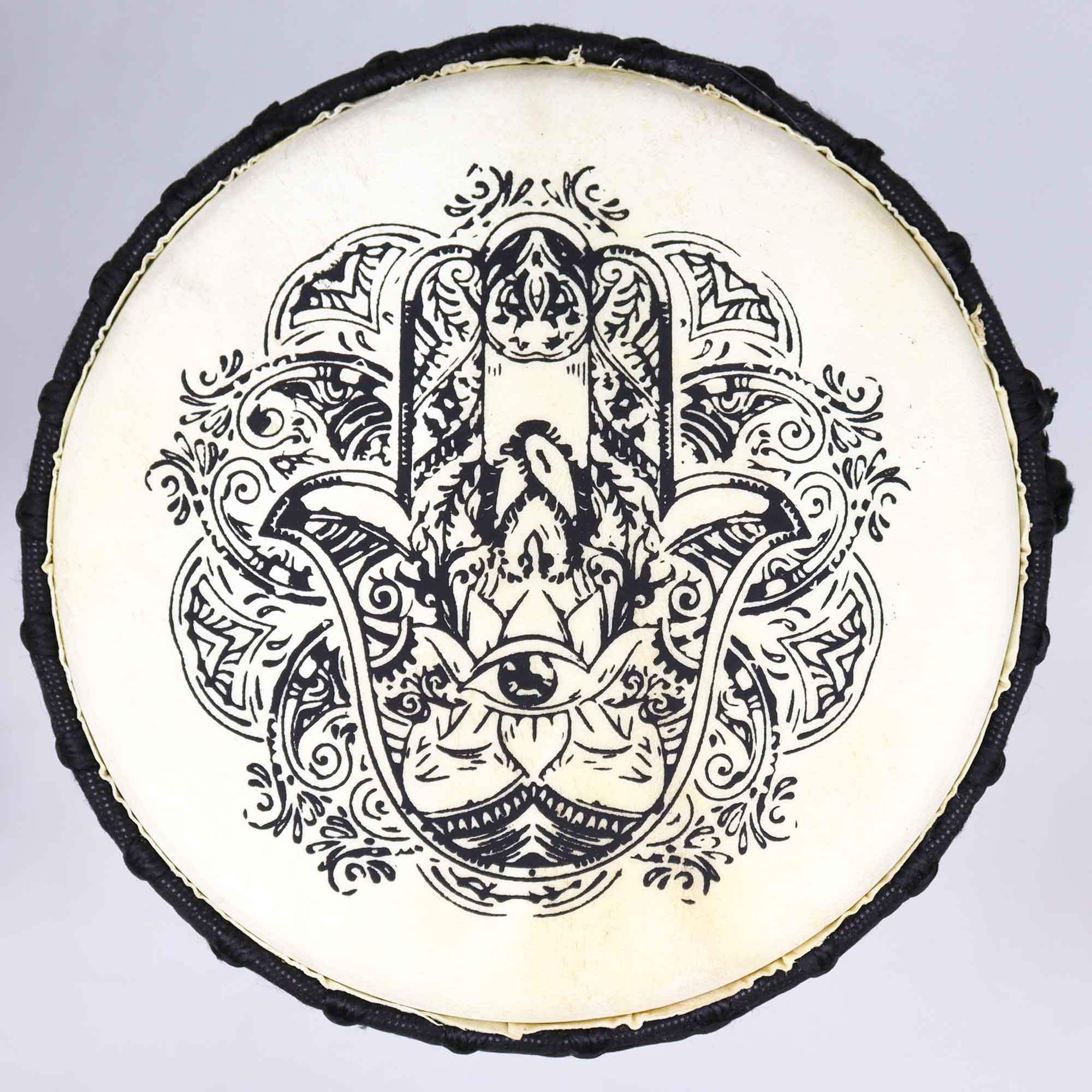 Tobă Djembe cu vârf lat realizat manual - 50 cm 4 Tobă Djembe cu vârf lat realizat manual - 50 cm - imagine 2