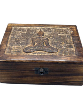 Cutie mare de suveniruri din lemn 20x15x7,5cm – Buddha