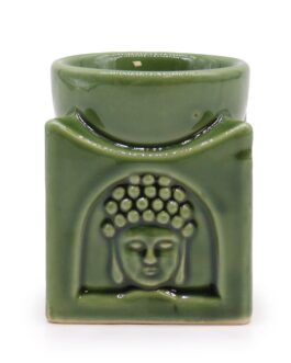 Aroma Lampă Pătrată Buddha – Jad Închis
