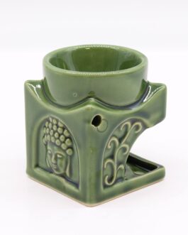 Aroma Lampă Pătrată Buddha – Jad Închis
