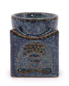Aroma Lampă Pătrată Buddha – Albastru Prăfuit