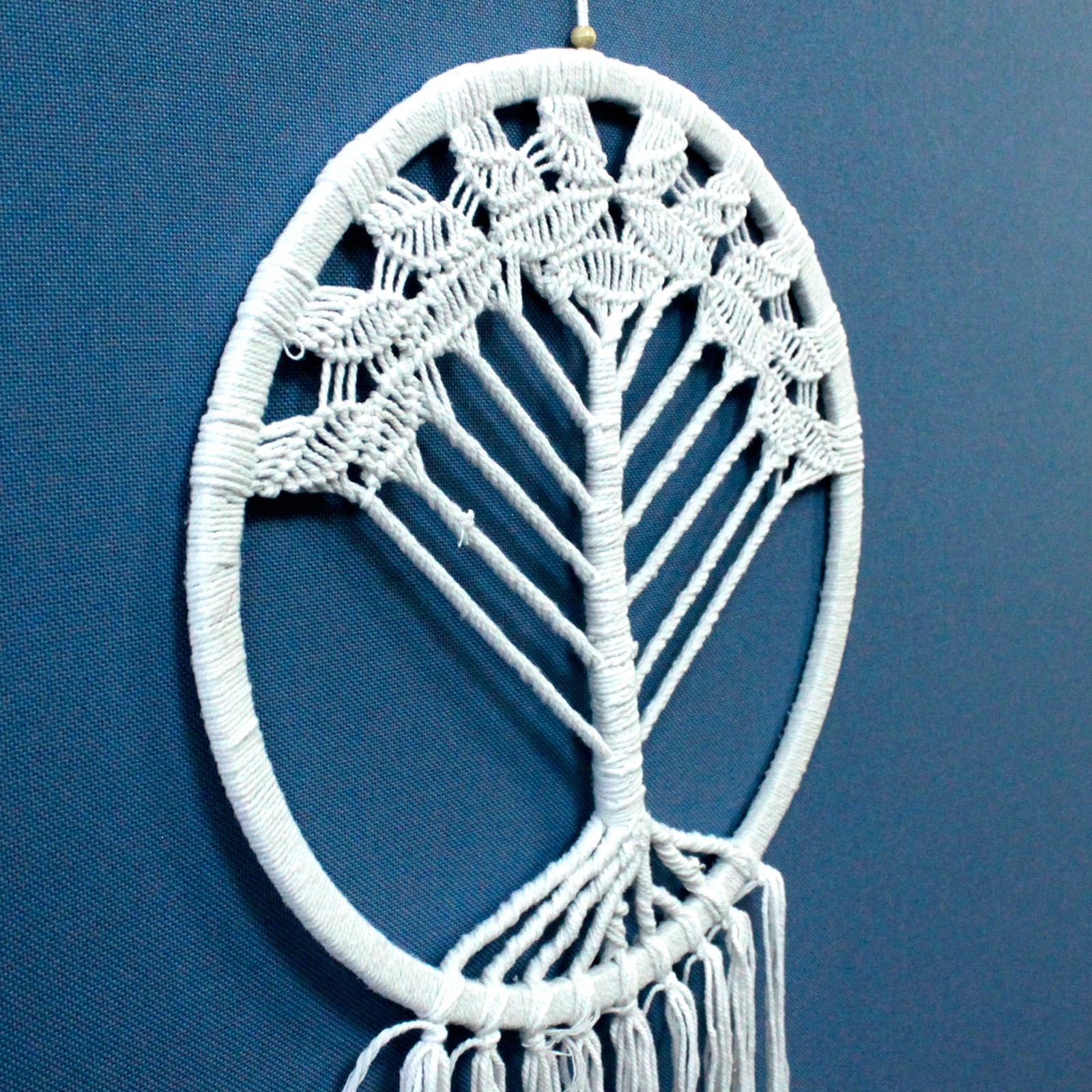 Dream Cather (Prinzător de Vise) - Copacul Vieții - Mare - 42cm 4 Dream Cather (Prinzător de Vise) - Copacul Vieții - Mare - 42cm - imagine 2