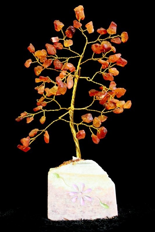 Arborele Fericirii cu Carneol - 80 de Pietricele 4 Arborele Fericirii cu Carneol - 80 de Pietricele - imagine 2