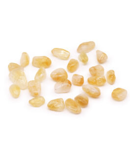 Cuarț Citrin Clasa A – Pietre Netede – 24 bucăți –  mystone – cristale naturale