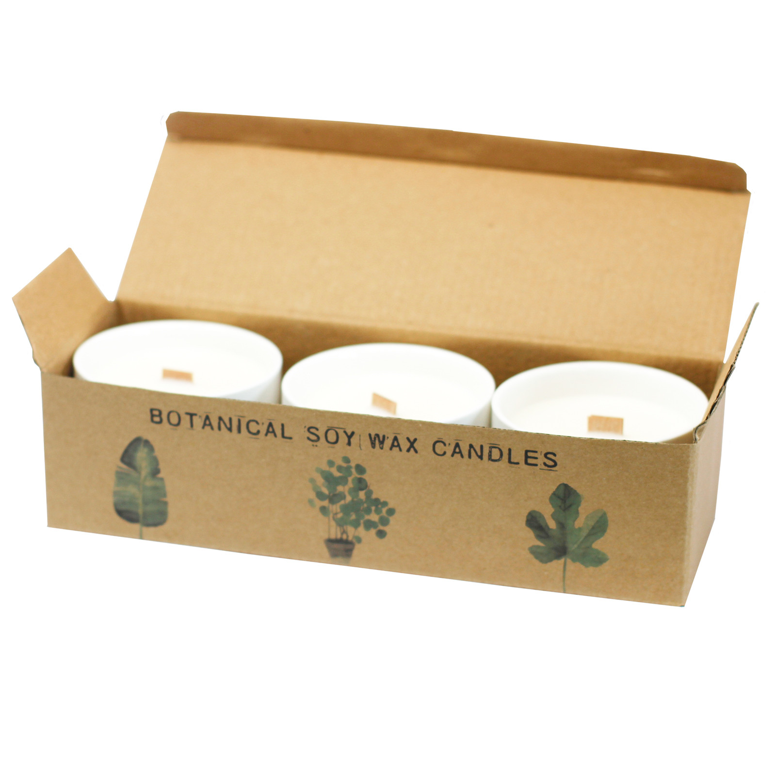 3x Lumânare Botanică Medie - Dud 4 3x Lumânare Botanică Medie - Dud - imagine 2