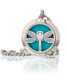 Colier bijuterii aromaterapie – Dragonfly 25mm
