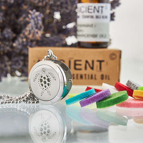 Colier bijuterii aromaterapie - Turtle 25mm 6 Colier bijuterii aromaterapie - Turtle 25mm - imagine 4