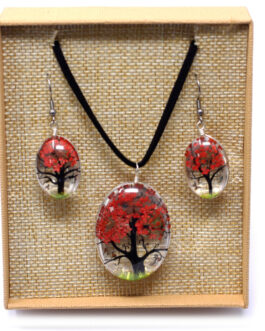 Flori presate – Set Arborele Vieții – Coral