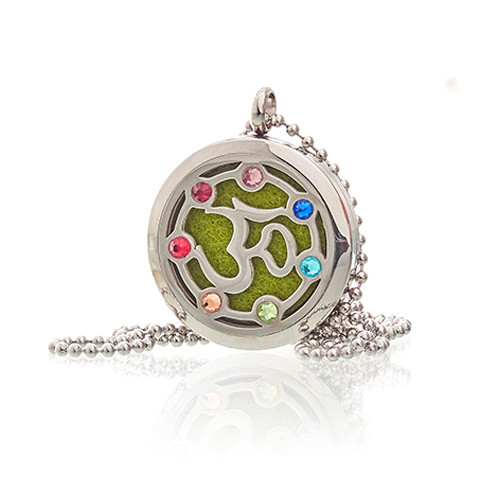 Colier bijuterii aromaterapie - OM Chakra - 30 mm 3 Colier bijuterii aromaterapie - OM Chakra - 30 mm