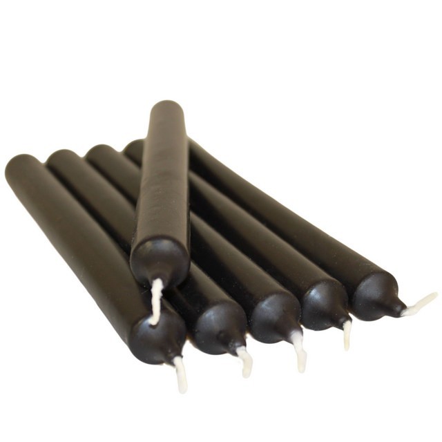 5x lumânări negre pentru cină vrac (100) 2 5x lumânări negre pentru cină vrac (100)