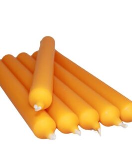 5x Lumânări de cină portocaliu strălucitor în vrac (100)