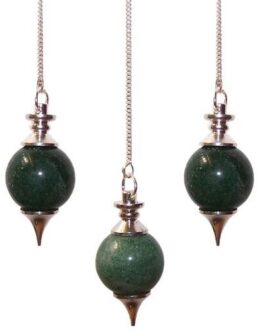 Pendul Sferă – Aventurine Verde