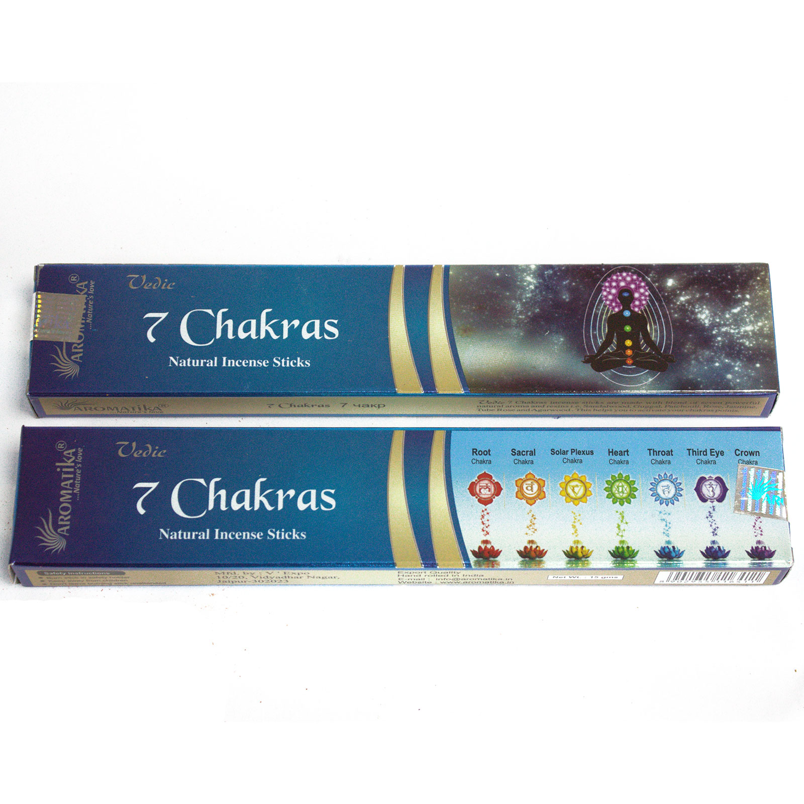Bețișoare Parfumate Vedic - 7 Chakra