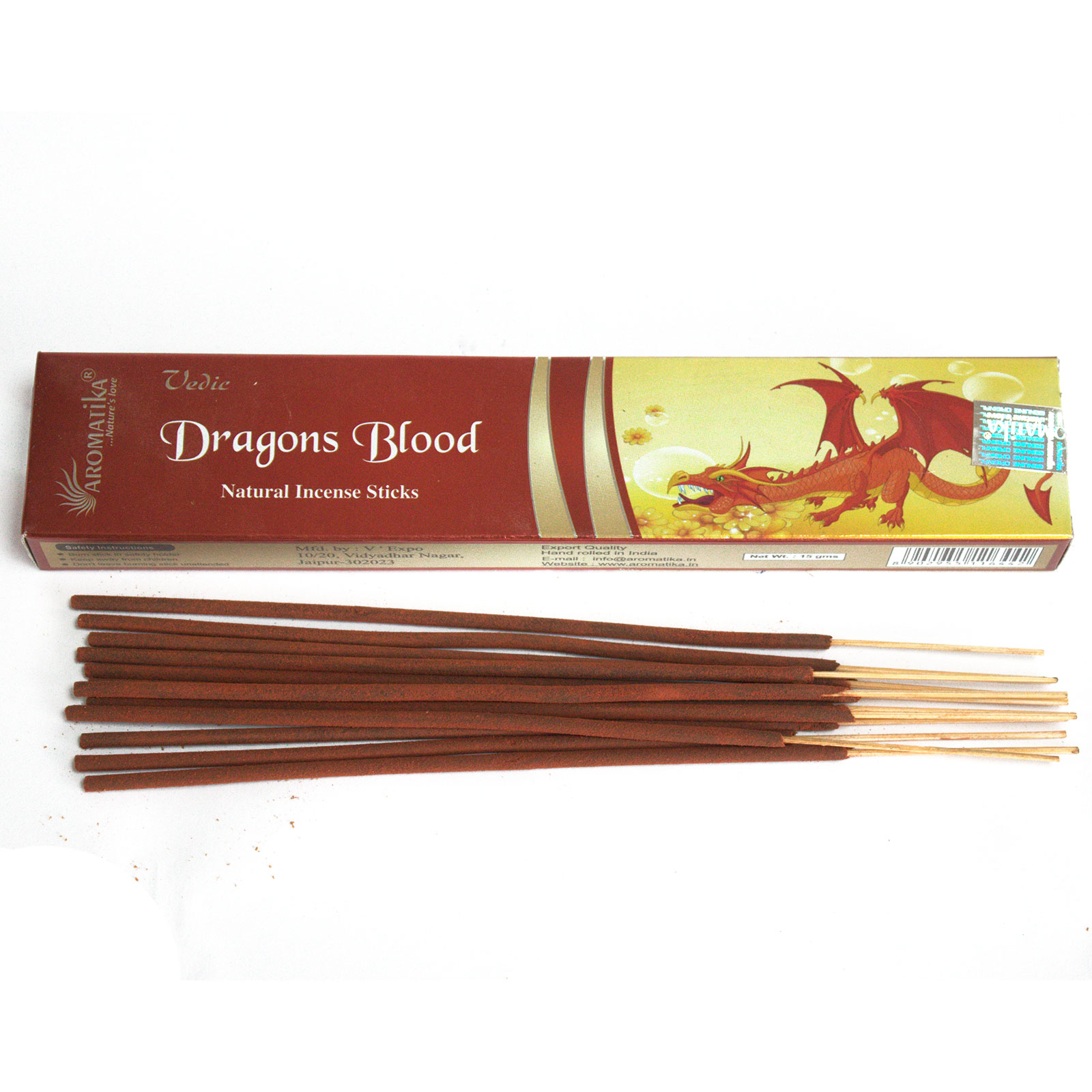 Bețișoare Parfumate Vedic - Sânge de Dragon 1 Bețișoare Parfumate Vedic - Sânge de Dragon