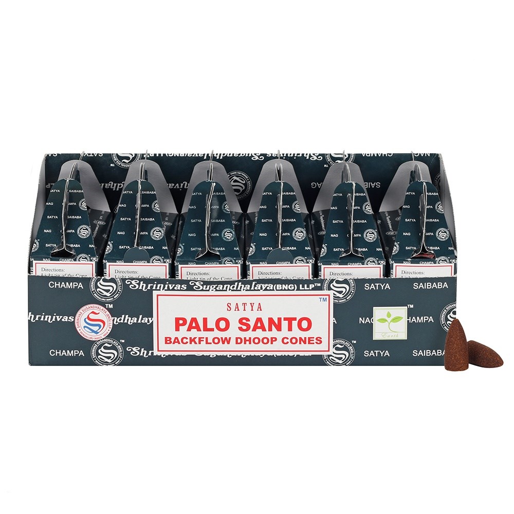 Conuri Parfumate Satya fum curgător Palo Santo (24 buc) 5 Conuri Parfumate Satya fum curgător Palo Santo (24 buc) - imagine 3