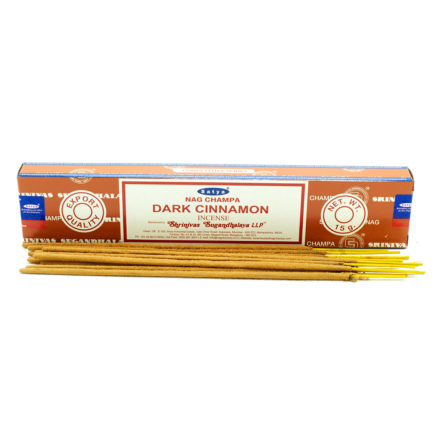 Bețișoare de tămâie Satya 15g - Cinamon întunecat 4 Bețișoare de tămâie Satya 15g - Cinamon întunecat - imagine 2