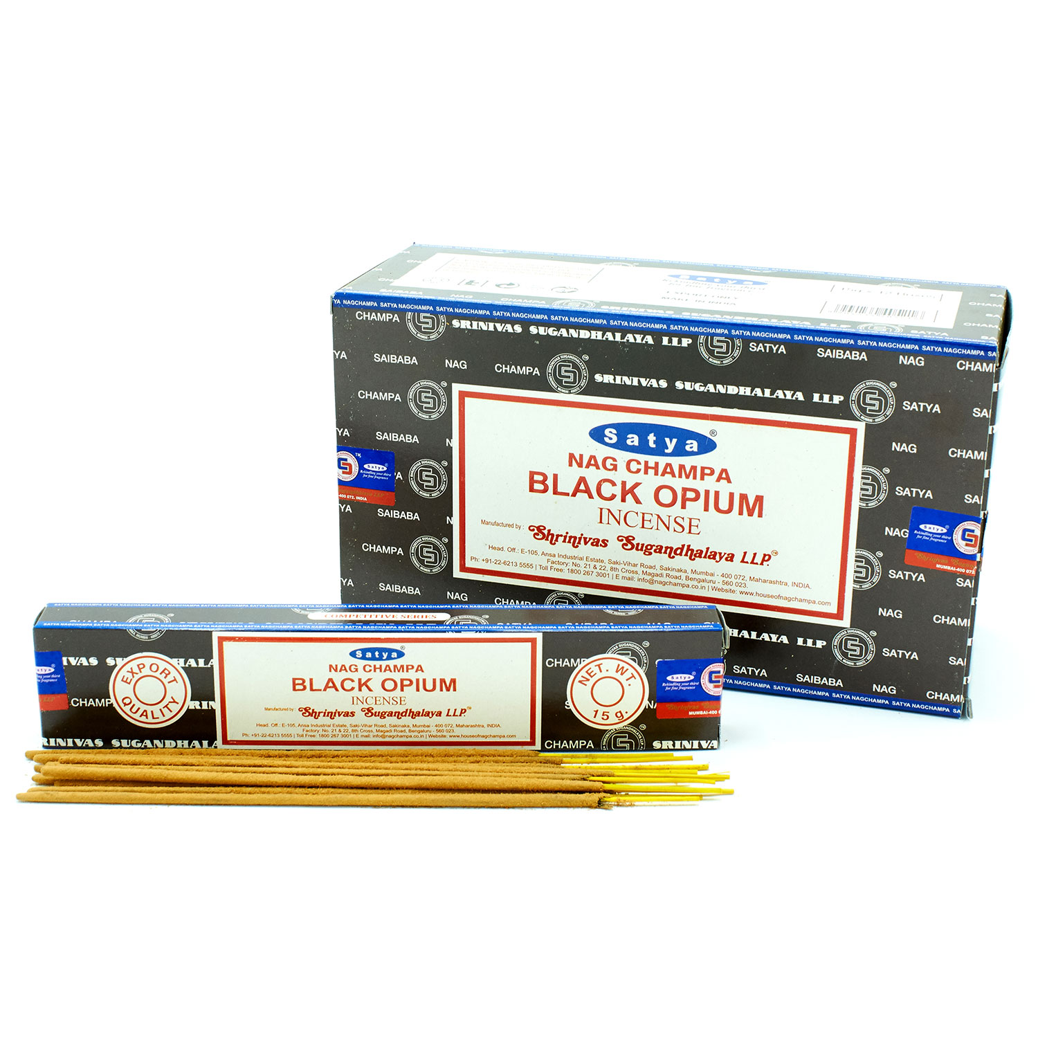 Bețișoare de tămâie Satya 15g - Black Opium 2 Bețișoare de tămâie Satya 15g - Black Opium